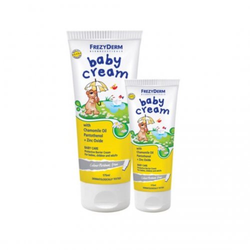 Frezyderm Baby Cream Αδιάβροχη Προστατευτική Κρέμα για Βρέφη, 175ml & Δώρο 40ml, 1σετ